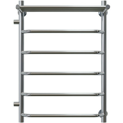 Полотенцесушитель водяной Aringa Римини 50x80x50 L AR03022CH с полкой хром лесенка