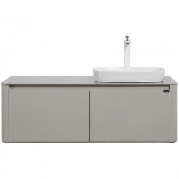 Тумба с раковиной Black&White Universe U915.1200 R 120 R 9151200R подвесная Glossy light grey