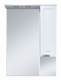 Зеркальный шкаф Misty Терра - 70 белый правый П-Тер02070-011П  (П-Тер02070-011П)