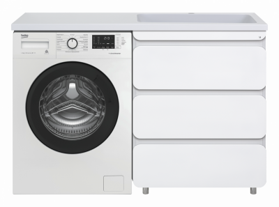 Тумба для раковины Misty Чегет - 70 с 3 ящ. под стиральную машину П-Чег-01070-01Н3Я