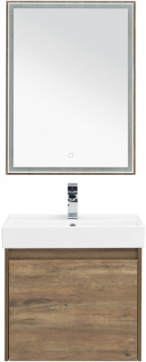 Мебель для ванной Aquanet Nova Lite 60 дуб рустикальный (1 ящик) напольная/подвесная (00254215)