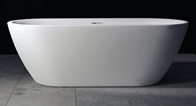 Ванна акриловая Riho Inspire Velvet White 160x75 B091001105 (BD1010500000000) без гидромассажа овальная