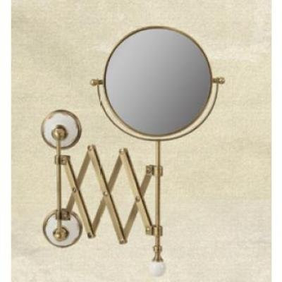 MIGLIORE Provance 17625 зеркало оптическое пантограф настенное, керамика с декором/бронза