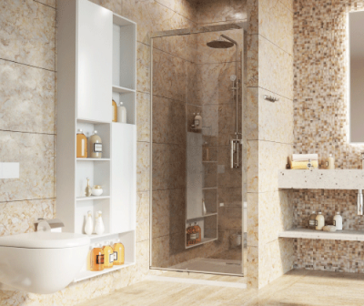 WasserKRAFT Salm 27I29 душевой уголок 80х100 см, с распашной дверью