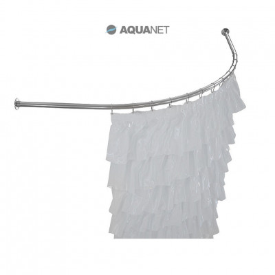 Aquanet Palma 00177835 карниз на ванну дуга 170 см, хром