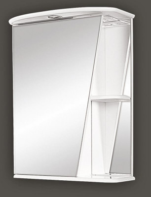 Зеркальный шкаф в ванную Misty Бриз 55 L левый 55х72 (Э-Брз02055-01СвЛ)