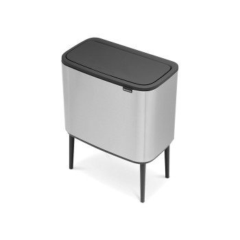 Brabantia Touch Bin Bo 316081 мусорный бак (3 x 11 л), стальной матовый