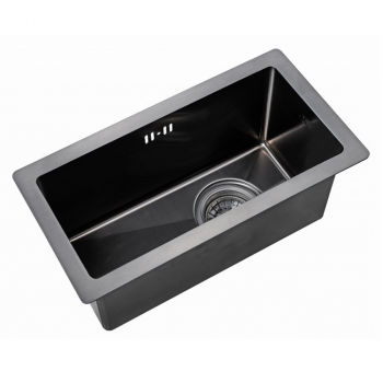 Zorg Inox PVD 2344 GRAFIT кухонная мойка, графит