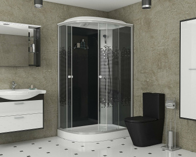 Душевая кабина Niagara Eco 120x80 R NG-4512-14R асимметричная