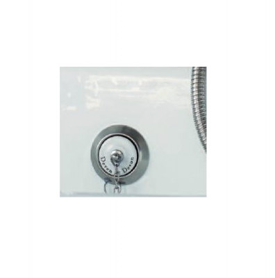 DEVON&DEVON SFD1058SCR колонка сливная наружная для ванны с пробкой и цепочкой