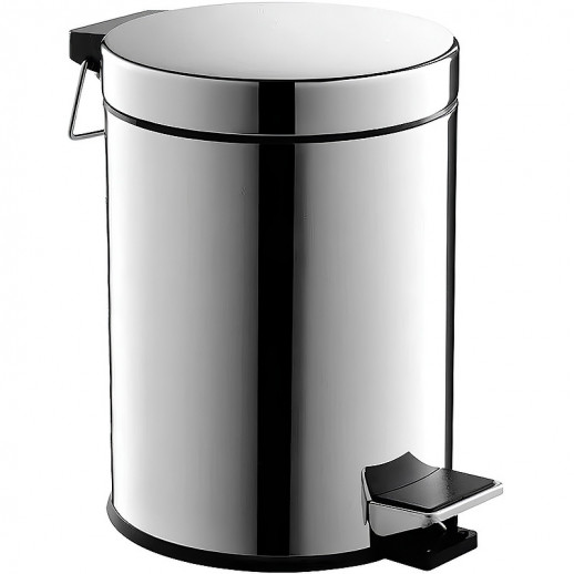 Ведро для мусора Haiba HB701 (металл) хром