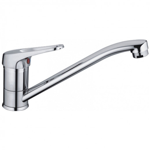 Однорычажный смеситель для кухни Haiba HB4813 с поворотным изливом (латунь) хром