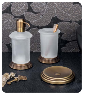 Colombo Hermitage B3340.OA мыльница настольная, античная бронза