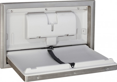 Встраиваемый пеленальный столик (нержавеющая сталь шлифованная) NOFER 09200.2.S