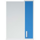 Зеркало со шкафом Corozo Колор 50 SD-00000709 Синее белое прямоугольное  (SD-00000709)