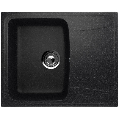 Кухонная мойка Ulgran Classic U-201-302 прямоугольная 580х470х190 одна чаша с правым крылом песочная