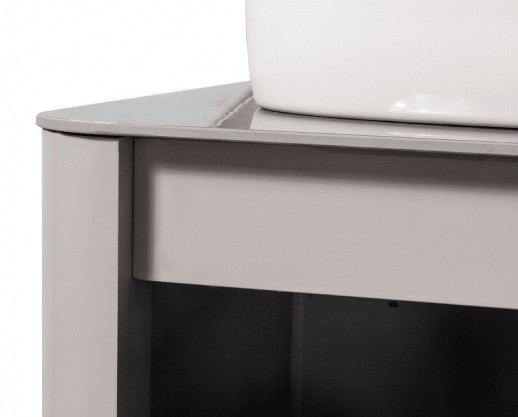 Тумба с раковиной Black&White Universe U915.1600L 160 L 9151600 подвесная Glossy light grey