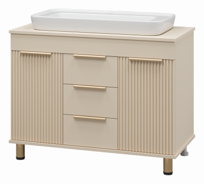 Тумба под раковину Brevita Enfida 100 бежевая ENF-06100-0343Я