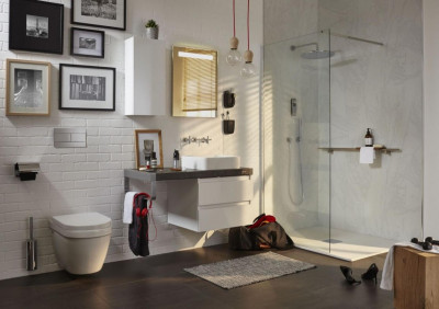 Тумба под раковину 55 см Jacob Delafon Parallel EB511-N18 белый блестящий