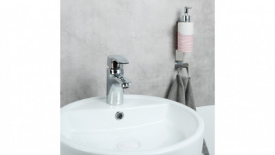 Держатель для дозатора с крючком, хром, Fixsen Practica (FX-800B)