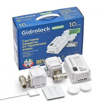 Система защиты от протечек воды Premium RADIO, Gidrolock 3/4 (31101022)
