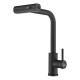 Смеситель для кухни с мультифункциональным изливом Raffine F203H, черный  (F203H)