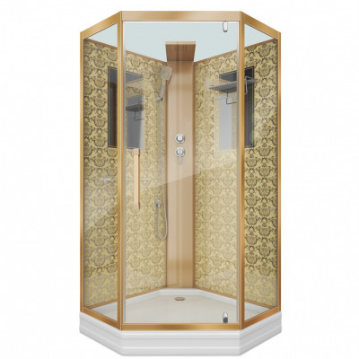 Душевая кабина Niagara Luxe NG-7717 100x100х210 см, низкий поддон, без крыши