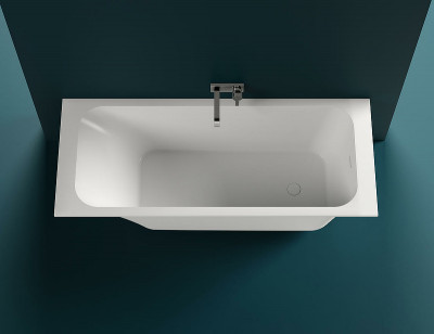 Ванна из искусственного камня Salini Orlanda Kit 170х70 102111G белая глянцевая прямоугольная