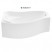 Aquanet Palma 00205737 ванна без гидромассажа, 170 см х 90/60 см, левая