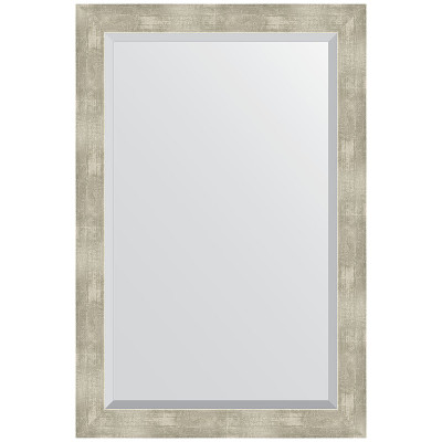 Зеркало настенное Evoform Exclusive 91х61 BY 1179 с фацетом в багетной раме Алюминий 61 мм
