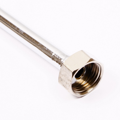 Трубка хромированная UNI-FITT 10х1 с накидной гайкой 1/2" 50 см (592C1205)