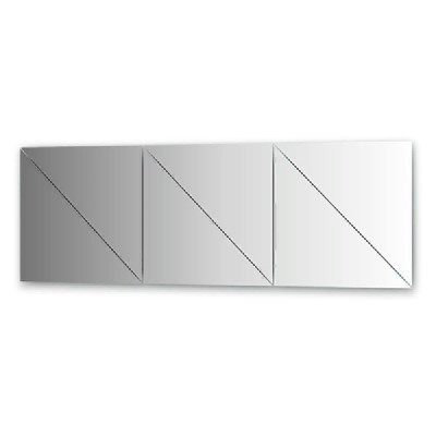 Зеркальная плитка Evoform Refractive 50х50 с фацетом 10 мм BY 1523