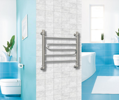 Водяной полотенцесушитель Акванерж Зиг-заг 500x500 (00-185050)