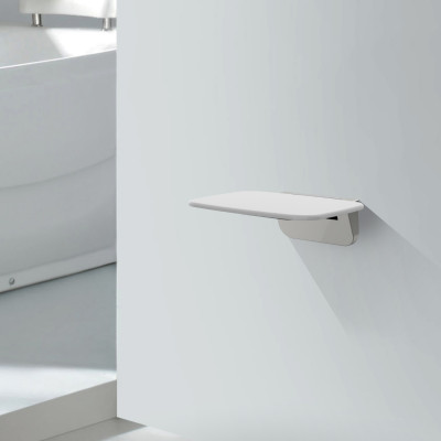 Сиденье для душа 350х330х50 WasserKRAFT  (SS401), белый