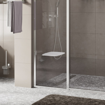 Сиденье для душа 350х330х50 WasserKRAFT  (SS401), белый