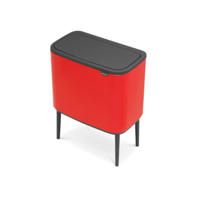 Brabantia Touch Bin Bo 316005 мусорный бак (3 x 11 л), пламенно-красный