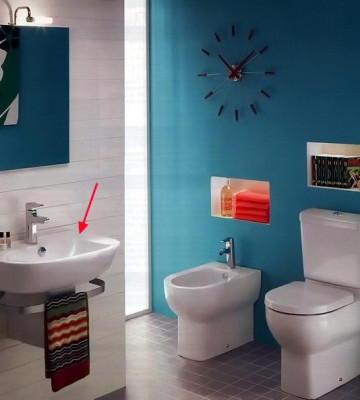 JACOB DELAFON Odeon Up E4755G-00 раковина 56 см х 37 см, белая