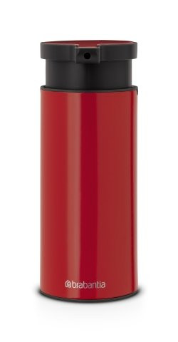 Brabantia 106989 диспенсер для жидкого мыла, 9.5*6.5*16.4см, пламенно-красный