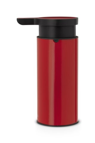 Brabantia 106989 диспенсер для жидкого мыла, 9.5*6.5*16.4см, пламенно-красный