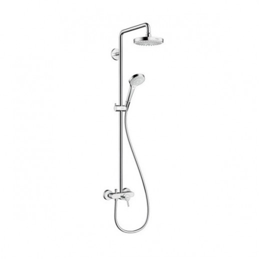 Hansgrohe Croma Select S 180 2 Jet Showerpipe 27255400 душевая система, белый/хром
