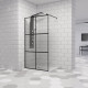 Перегородка для душа RGW WA-111B Walk In 800 мм стекло прозрачное профиль черный (411011108-84) (411011108-84)