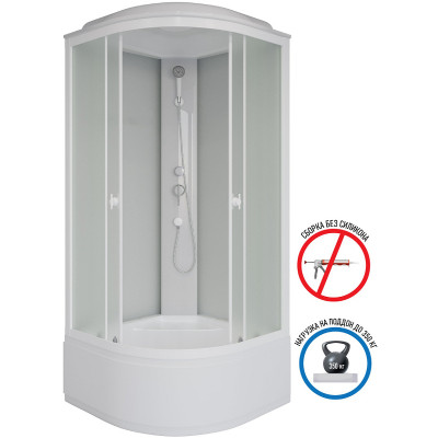 Душевая кабина Niagara Promo 80x80 P80/40/MT четверть круга