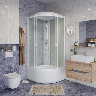 Душевая кабина Niagara Promo 80x80 P80/40/MT четверть круга