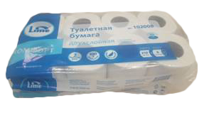 Lime туалетная бумага в стандартных рулонах 8 рул/упак