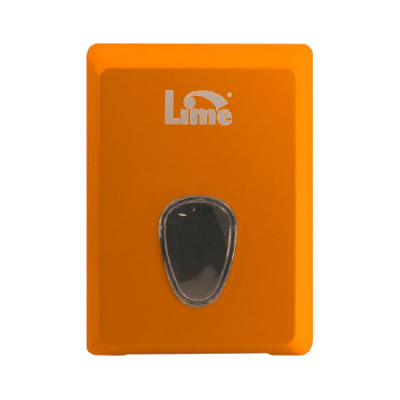 Lime диспенсер для листовой туалетной бумаги V укладки оранжевый 21.5 x 12.5 x 16 см