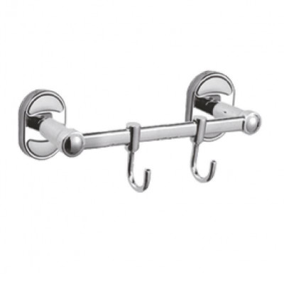 Планка с крючками для полотенец D-Lin D289700-2, хром