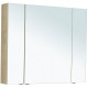 Зеркальный шкаф в ванную Aquanet Алвита New 90 303898 дуб веллингтон белый  (00303898)