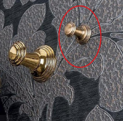 Colombo Design Hermitage LC77.HPS крючок одинарный, маленький, золото