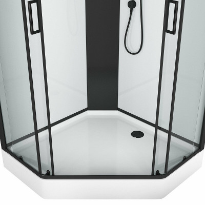 Душевая кабина Grossman Elegans 90x90 GR251D без гидромассажа форма призмы
