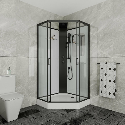 Душевая кабина Grossman Elegans 90x90 GR251D без гидромассажа форма призмы